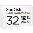 SanDisk 32GB High Endurance microSD Card (SDHC) + Adapter - 100MB/s