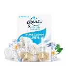 Glade Electric Twin Refill Clean Linen Scented Oil Plugin 2 x 20ml