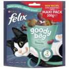 Felix Goody Bag Seaside Mix Cat Treats 200g  