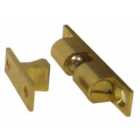Select Hardware Double Ball Catch Brass 44mm - 1 Pack