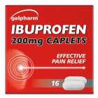 Galpharm Ibuprofen 200mg Caplets 16 per pack