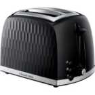 Russell Hobbs 26061 Honeycomb 2 Slice Wide Slot Toaster - Black