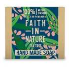 Faith in Nature Tea Tree Pure Hand Made Soap Bar 100g