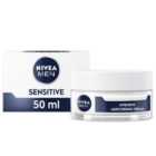 NIVEA MEN Sensitive Intensive Moisturiser Face Cream Gel 50ml