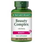 Nature's Bounty Beauty Complex with Biotin Supplement Caplets 60 per pack