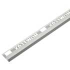 Homelux 12mm Metal Square Stainless Steel Square Tile Trim - 2.44m