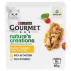 Gourmet Natures Creations Cat Food Poultry 8 x 85g