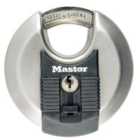 Master Lock 70mm Wide Excell Stainless Steel Discus Padlock with Shrouded Shackle