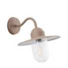 Pacific Lifestyle Metal and Glass Fisherman Wall Light - Taupe
