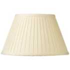 Village At Home 10" Knife Pleated Drum Lampshade - French Cream