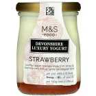 M&S Devonshire Luxury Strawberry Yogurt 125g