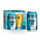 BrewDog Punk Ipa Beer Cans 4 x 330ml