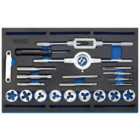 Draper Combination Tap And Die Set - Metric And BSP In EVA Foam Insert Tray (22 Piece)
