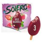 Solero Redberries Ice Cream Sticks 3 x 90ml