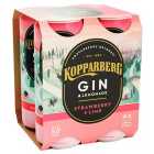 Kopparberg Gin & Lemonade Strawberry & Lime 4 x 250ml