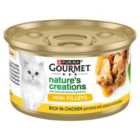 Gourmet Nature's Creations Chicken Wet Cat Food 85g
