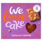 We Love Cake Totally Toffee Sticky Toffee Slices 4 per pack
