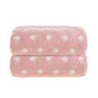 Allure 2 Pack Spots Hand Towels - Pink