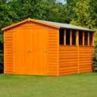 Shire Overlap 8ft x 12ft Wooden Apex Garden Shed