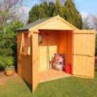 Shire Bute 6ft x 4ft Wooden Apex Garden Shed