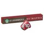 Starbucks Sumatra Dark Roast by Nespresso Coffee Pods 10s, 55g