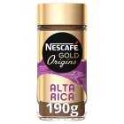 Nescafe Gold Blend Origins Alta Rica Instant Coffee, 190g