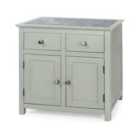 Core Products Perth 2 Door Sideboard With 2 Drawers Stone Top Grey