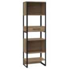 Brooklyn Home Office Tall Narrow Bookcase with 1 Drawer