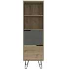 Manhattan Tall Bookcase With 2 Doors