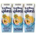 Radnor Splash Orange & Passion Fruit Flavoured Water 3 x 250ml