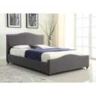 Elle Storage Linen King Size Bed Grey