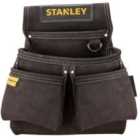 Stanley Tools Leather Double Nail Pocket Pouch