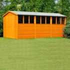 Shire Overlap Double Door Shed - 10ft x 15ft