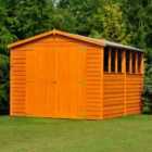 Shire Overlap Double Door Shed - 10ft x 10ft