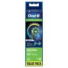 Oral-B Pro Cross Action Black Toothbrush Heads, 4s