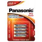 Panasonic Pro Power AAA Batteries Alkaline 4 per pack