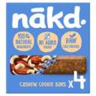 nakd. Cashew Cookie Fruit & Nut Bars Multipack 4 x 35g