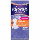 Always Dailies Wrapped Pantyliners 20 Pack