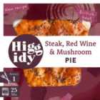 Higgidy Steak Mushroom & Red Wine Pie 250g