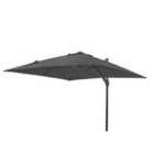 Platinum Challenger T2 3m Square Parasol (base not included) - Anthracite Grey