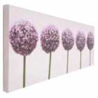 Art For The Home Row Of Alliums 100 x 40cm
