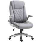 Solstice Galilei Executive PU Leather Office Chair - Grey
