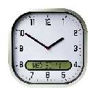 Lifemax Clear Time Day Wall Clock