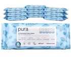 Pura Flushable Eco Baby Wipes, Multipack 10 x 70 per pack