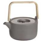 Secret du Gourmet Ceramic Teapot with Infuser - Grey
