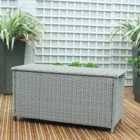 Pacific Lifestyle Small Cushion Storage Box - Slate Grey