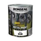 Ronseal Direct to Metal Paint - White Matt, 750ml