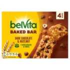 Belvita Dark Chocolate & Hazelnut Baked Bar Multipack 4 per pack