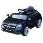 Reiten Kids Mercedes Benz Ride On Car 6V with Headlights, Music & Remote Control - Black