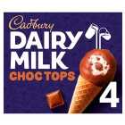 Cadbury Choc Top Ice Cream Cones 4 x 110ml